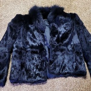 Vintage 1980's Rabbit Fur coat
